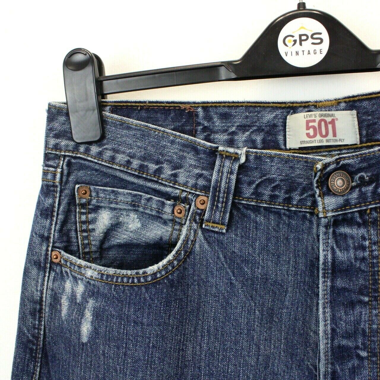 LEVIS 501 Jeans Mid Blue | W33 L32