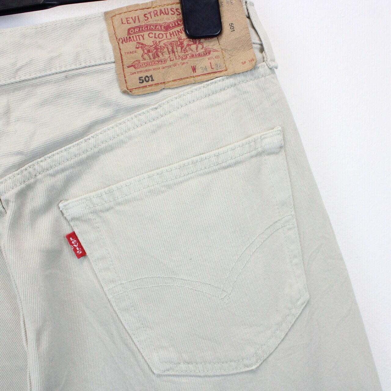 LEVIS 501 Jeans Beige | W33 L36