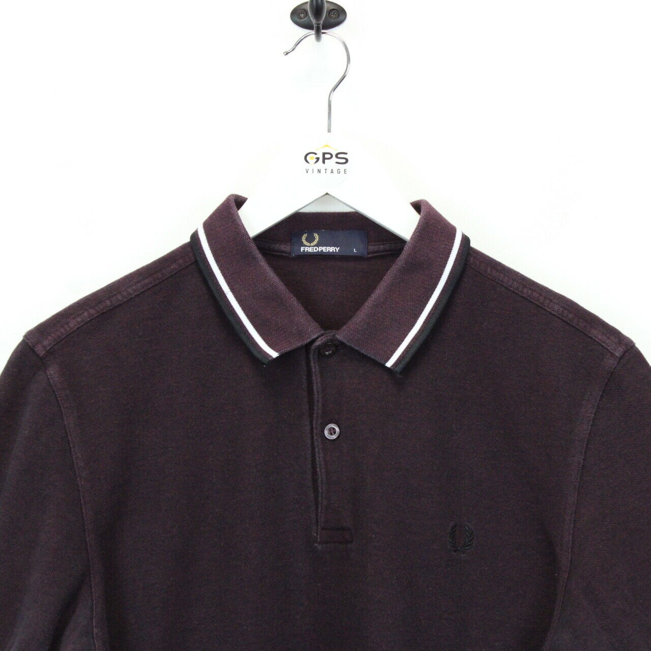 Fred perry burgundy on sale polo