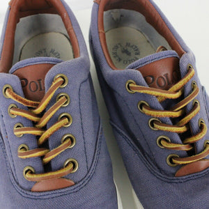 Mens RALPH LAUREN Vaughn Trainers Blue | UK 8.5