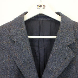 BURBERRY Wool Blazer Navy Blue | 44R Large