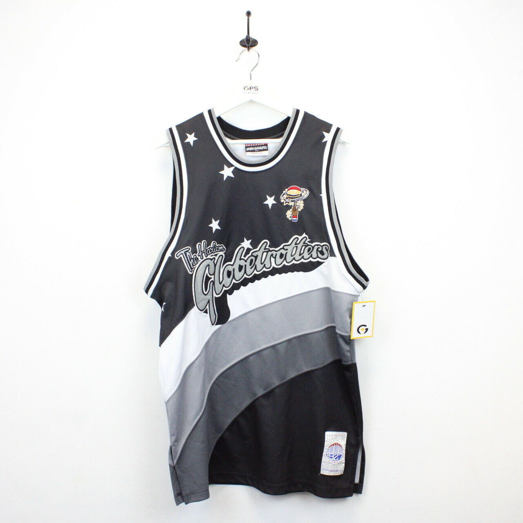 NBA FUBU 00s Harlem GLOBETROTTERS Jersey Black | Large