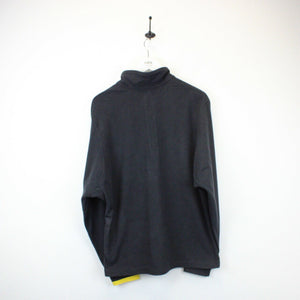 NIKE 00s 1/4 Zip Fleece Black | Large