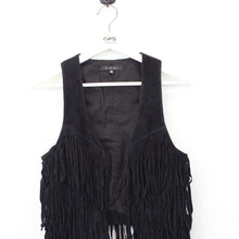 Load image into Gallery viewer, Womens Suede Vest Black | Small
