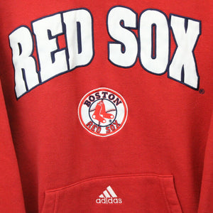 MLB ADIDAS 00s Boston RED SOX Hoodie Red | Medium