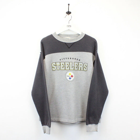 NFL 00s Pittsburgh STEELERS Sweatshirt Grey | Medium