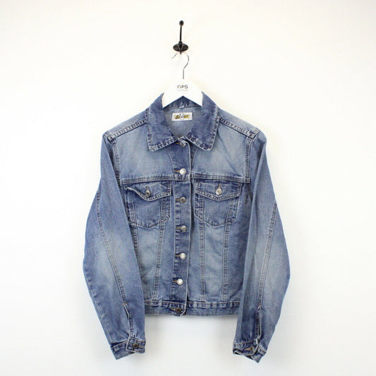 Womens 80s Denim Jacket Light Blue | Small