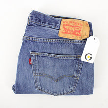 Load image into Gallery viewer, LEVIS 501 Jeans Mid Blue | W35 L28
