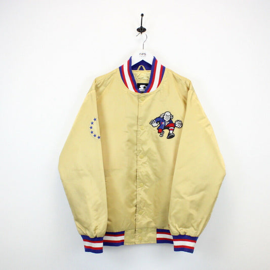 Vintage STARTER Philadelphia 76ers Jacket Gold | XL