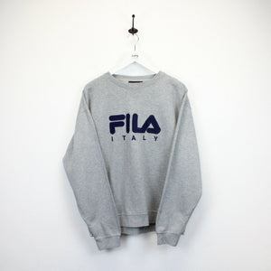 FILA Sweatshirt Grey | Large