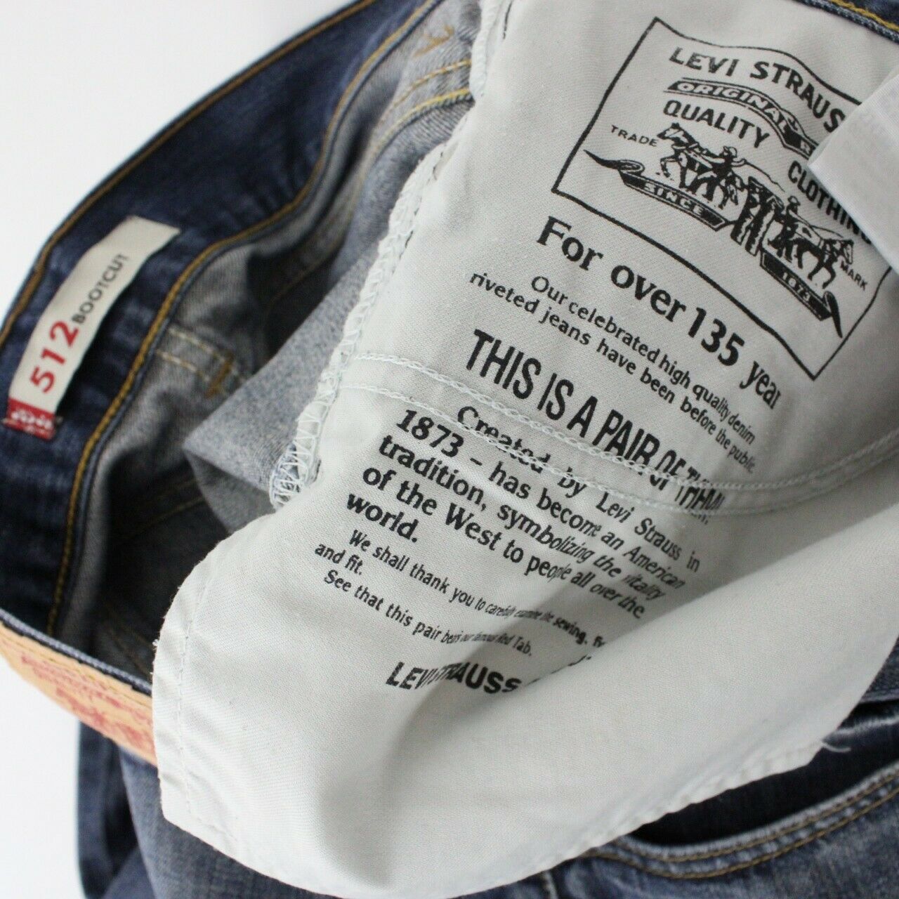 Mens LEVIS 512 Jeans Mid Blue | W34 L32