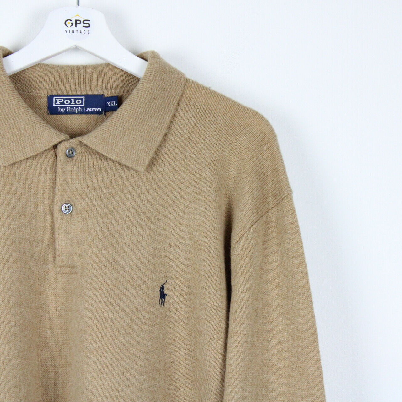 RALPH LAUREN Polo Shirt Brown | XXL