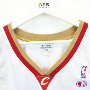 NBA CHAMPION 00s Cleveland CAVALIERS Jersey White | Large