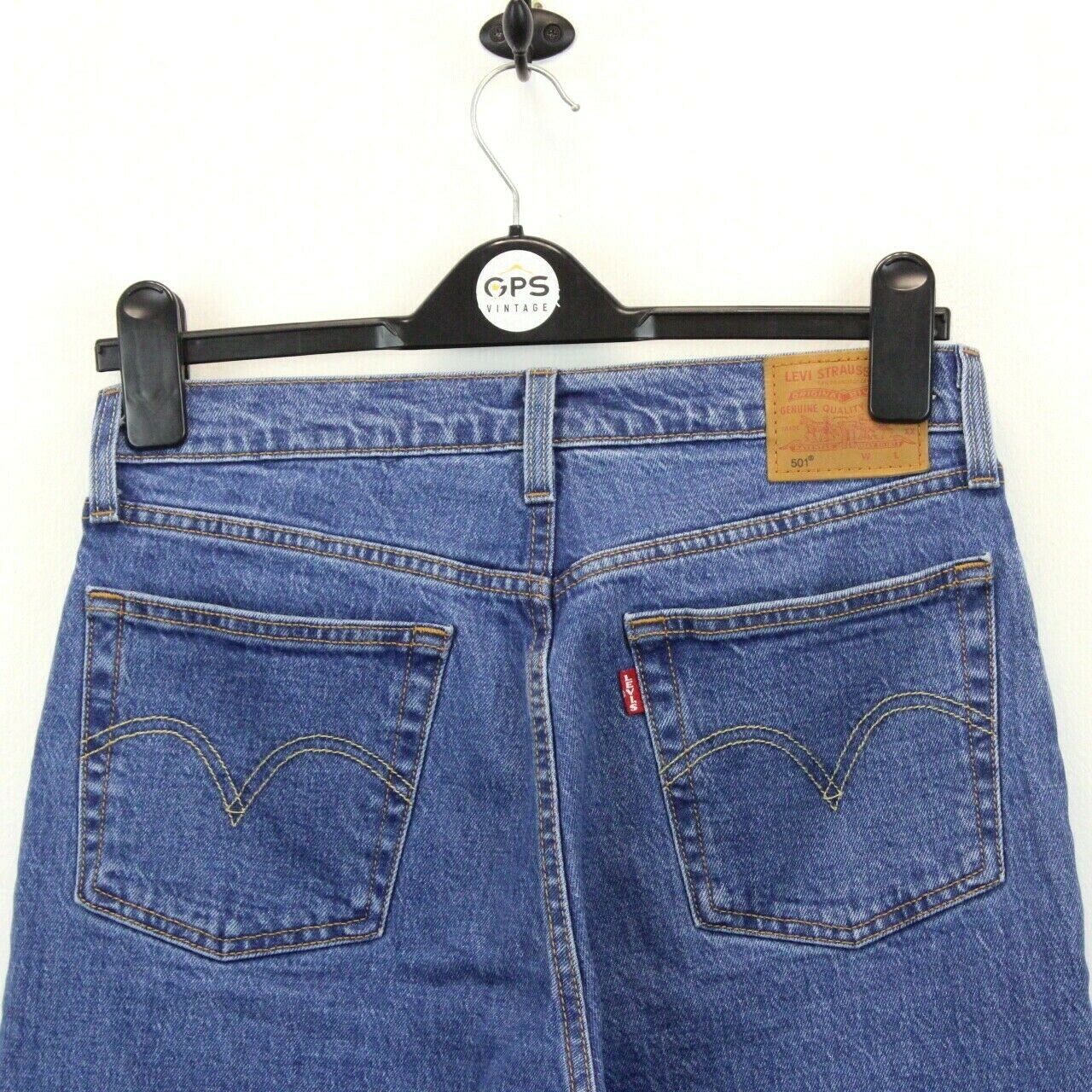 Womens LEVIS 501 Big E Jeans Mid Blue | W28 L26