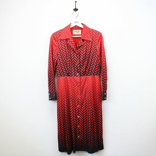 Womens 90s Dress Red | Small