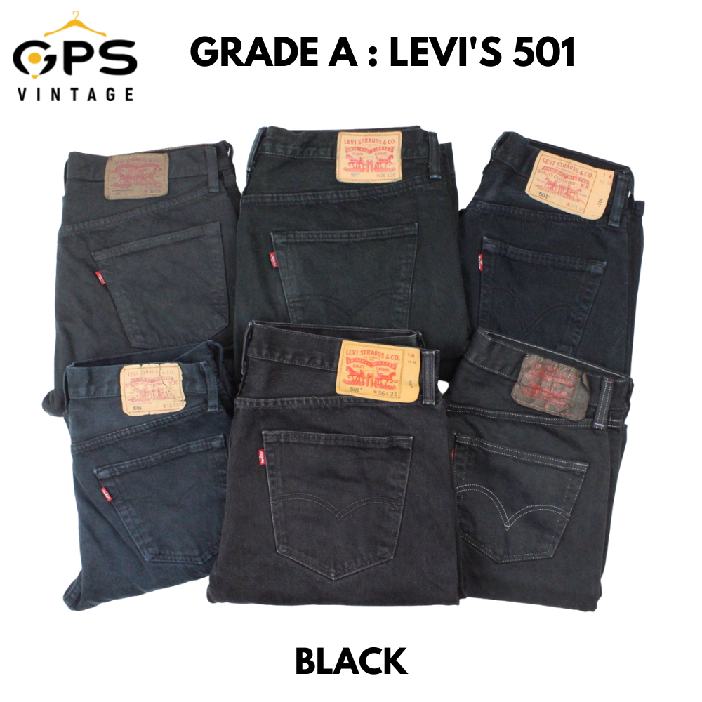 LEVIS 501 Jeans Grade A | Black Grey