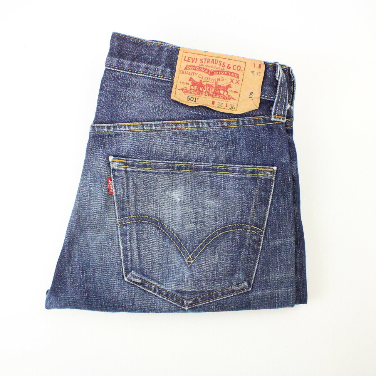 LEVIS 501 Jeans Dark Blue | W34 L36