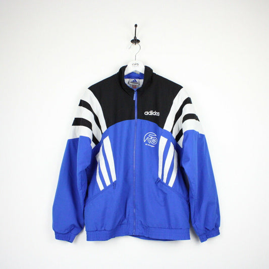 Vintage 90s ADIDAS Track Top Jacket Blue | Medium