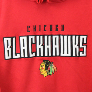 NHL 00s Chicago BLACKHAWKS Hoodie Red | XL