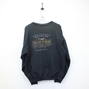 HARLEY DAVIDSON 00s Sweatshirt Black | Large