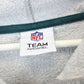 NFL 00s Philadelphia EAGLES Hoodie Grey | XL