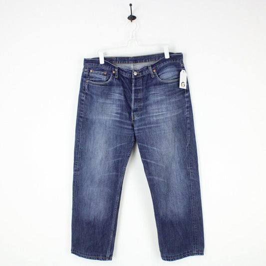 Mens LEVIS 501 Jeans Dark Blue | W38 L28