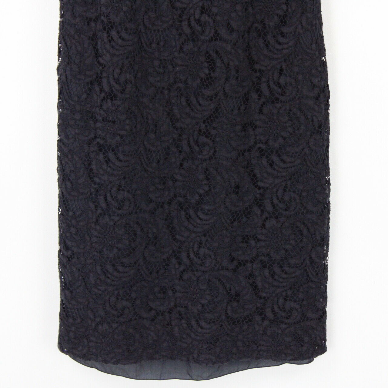 Womens PRADA Lace Dress Black | Medium UK 10