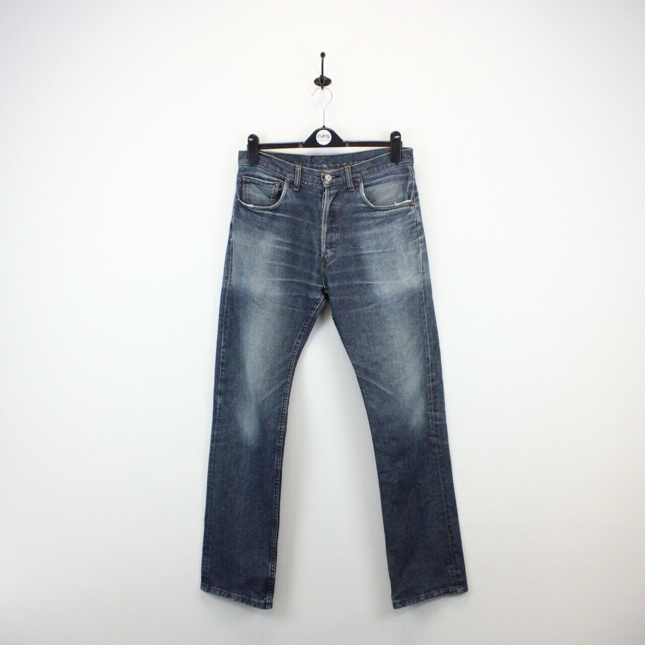 90s LEVIS 501 Jeans Mid Blue | W33 L34