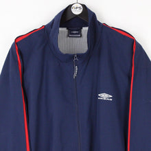 Load image into Gallery viewer, Mens UMBRO 00s Track Top Navy Blue | XL
