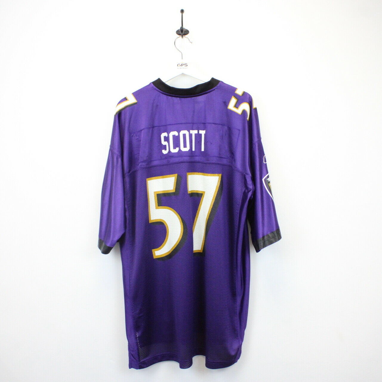 NFL REEBOK 00s Baltimore RAVENS Jersey Purple | XL