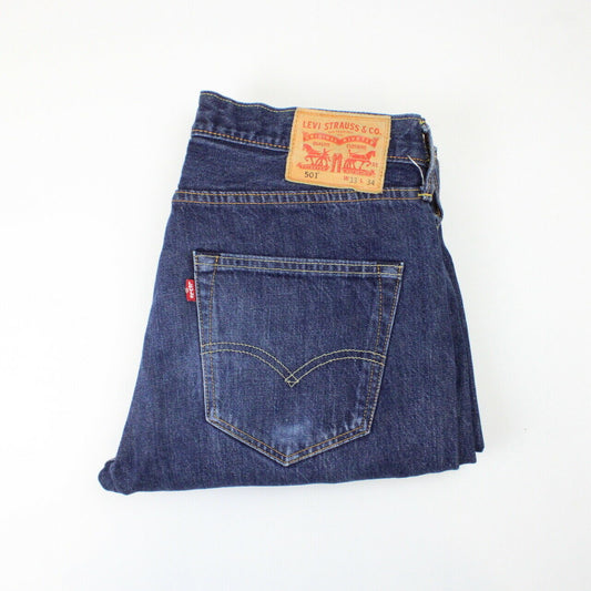 LEVIS 501 Jeans Dark Blue | W34 L32