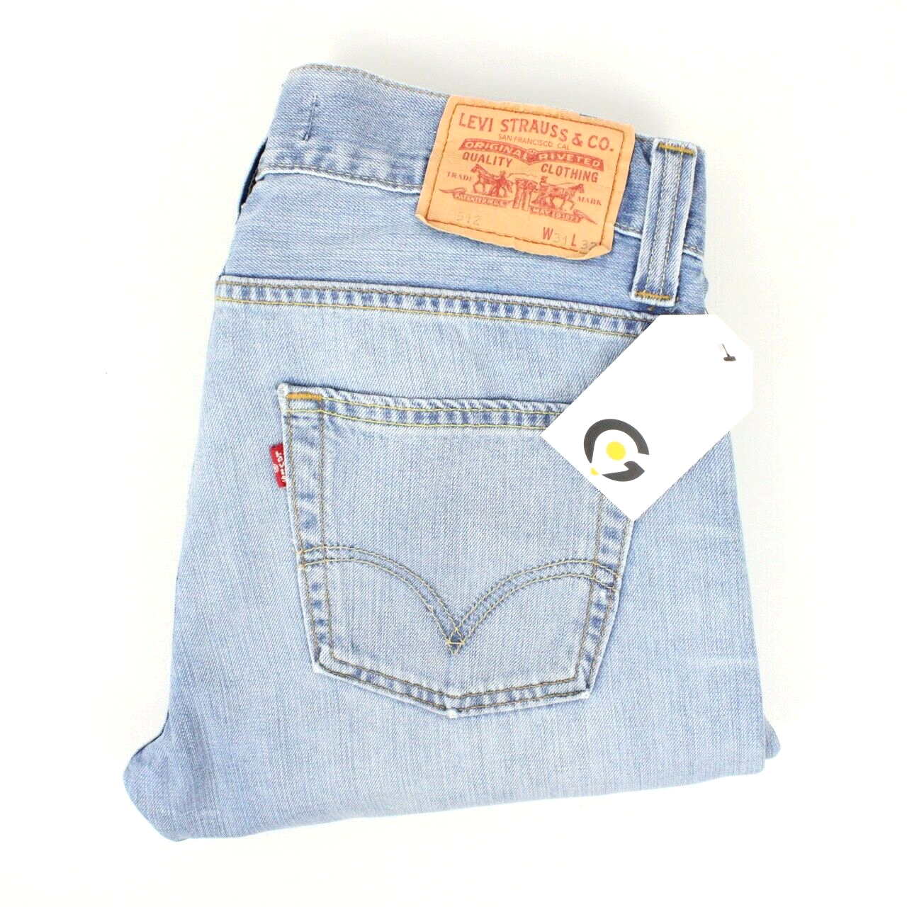 Mens LEVIS 512 Jeans Light Blue | W31 L32