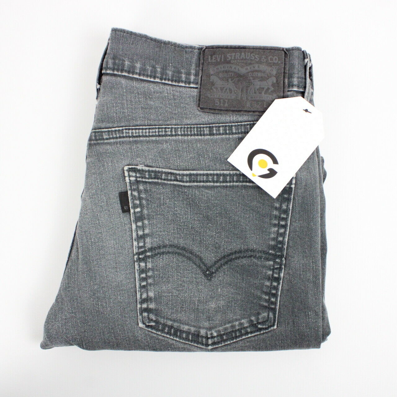 LEVIS 511 Jeans Grey Charcoal | W32 L30