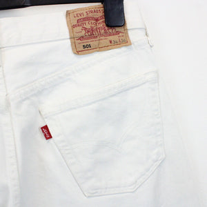 LEVIS 501 Jeans White | W33 L36