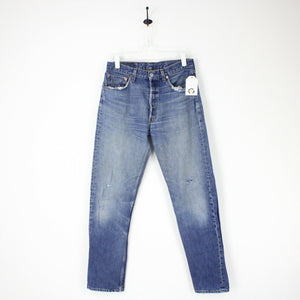 Mens LEVIS 501 Jeans Mid Blue | W33 L34