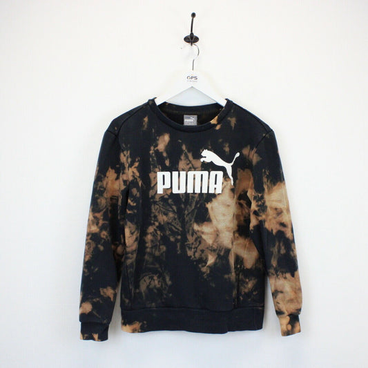 Womens PUMA Sweatshirt Black | Small