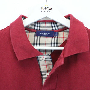 BURBERRY Polo Shirt Red | Medium