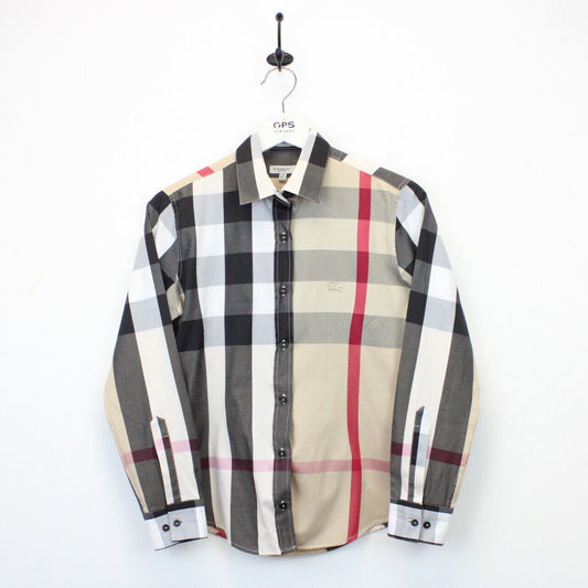 Womens BURBERRY Nova Check Shirt Beige | XS