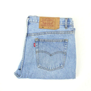 90s LEVIS 501 Jeans Light Blue | W36 L32