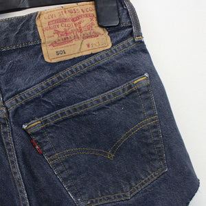 Womens LEVIS 501 Shorts Dark Blue | W26