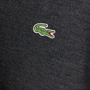 LACOSTE Knit Sweatshirt Grey | Medium