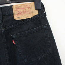 Load image into Gallery viewer, Womens LEVIS 501 Jeans Black | W29 L36
