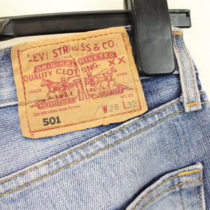 Womens LEVIS 501 Jeans Mid Blue | W28 L32