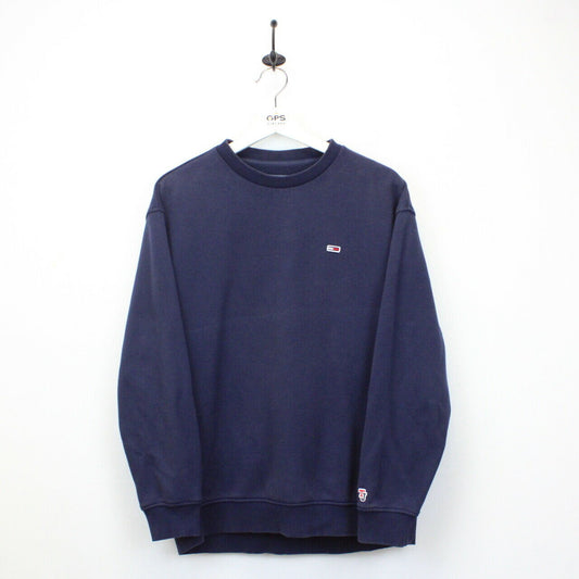 TOMMY HILFIGER Sweatshirt Navy Blue | Small