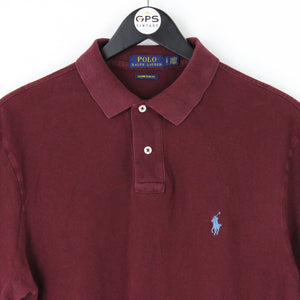 Mens RALPH LAUREN Polo Shirt Red | Large