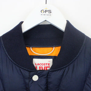 LACOSTE Down Puffer Jacket Navy Blue | Medium