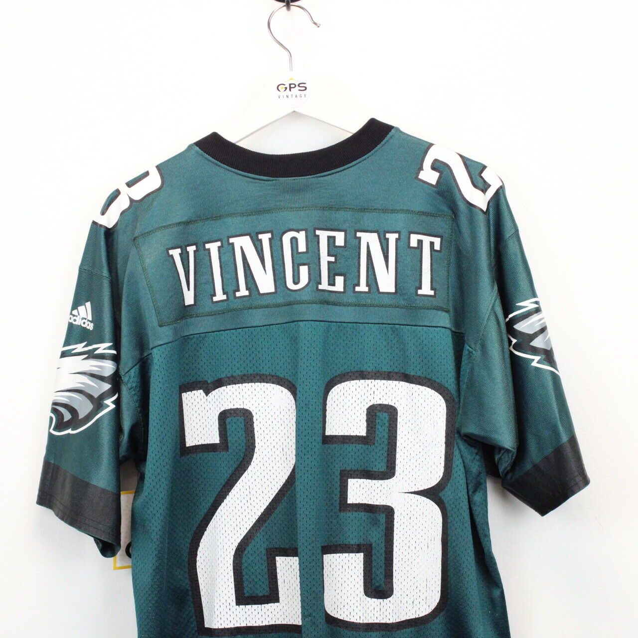 NFL ADIDAS 90s Philadelphia EAGLES Jersey Green | Medium