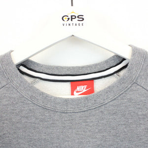 NIKE Sweatshirt Grey | Large