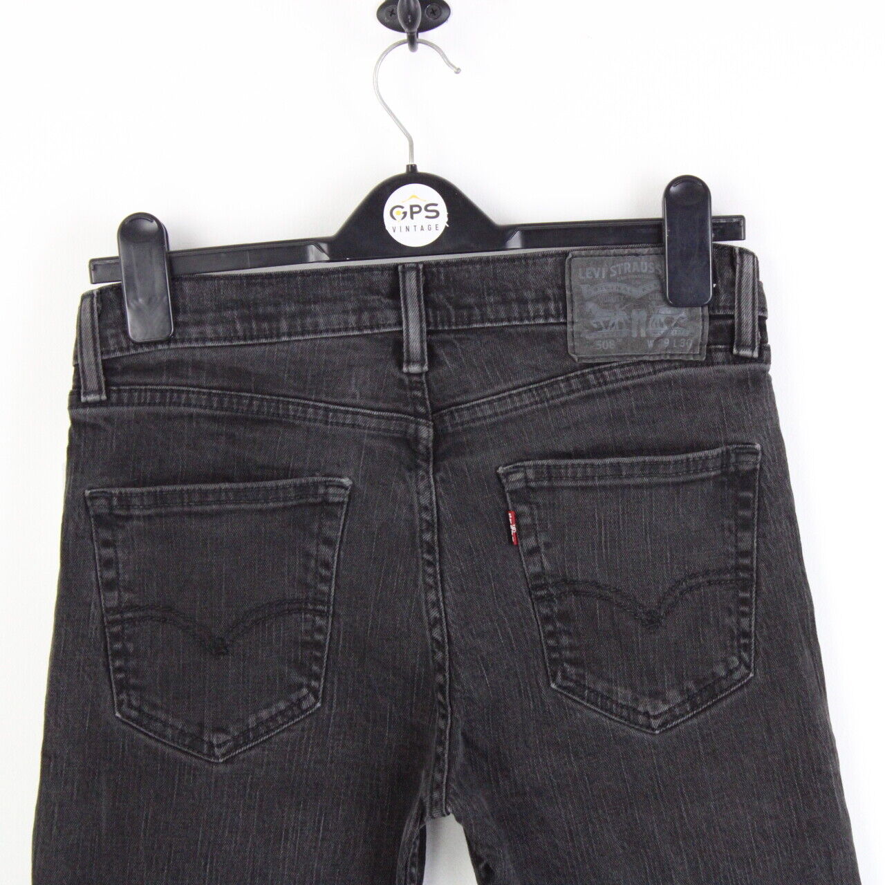 LEVIS 508 Jeans Black W29 L30 GPS Vintage