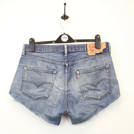 Womens LEVIS 501 Shorts Mid Blue | W36